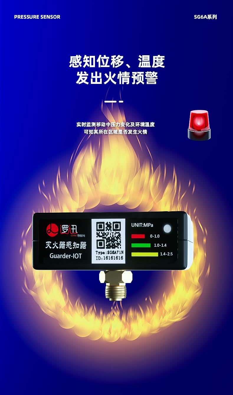 上海逻迅|智能灭火器感知器(传感器)SG6A|灭火器压力监测|压力感知器(传感器)产品详情图-6